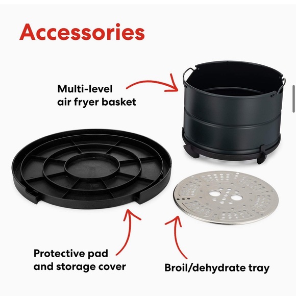 Instant Pot Air Fryer Lid & Accessories - Picture 2 of 3